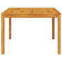 Voir la diapositive 5 : VIDAXL Table a manger de jardin 110x110x75 cm bois d'acacia massif