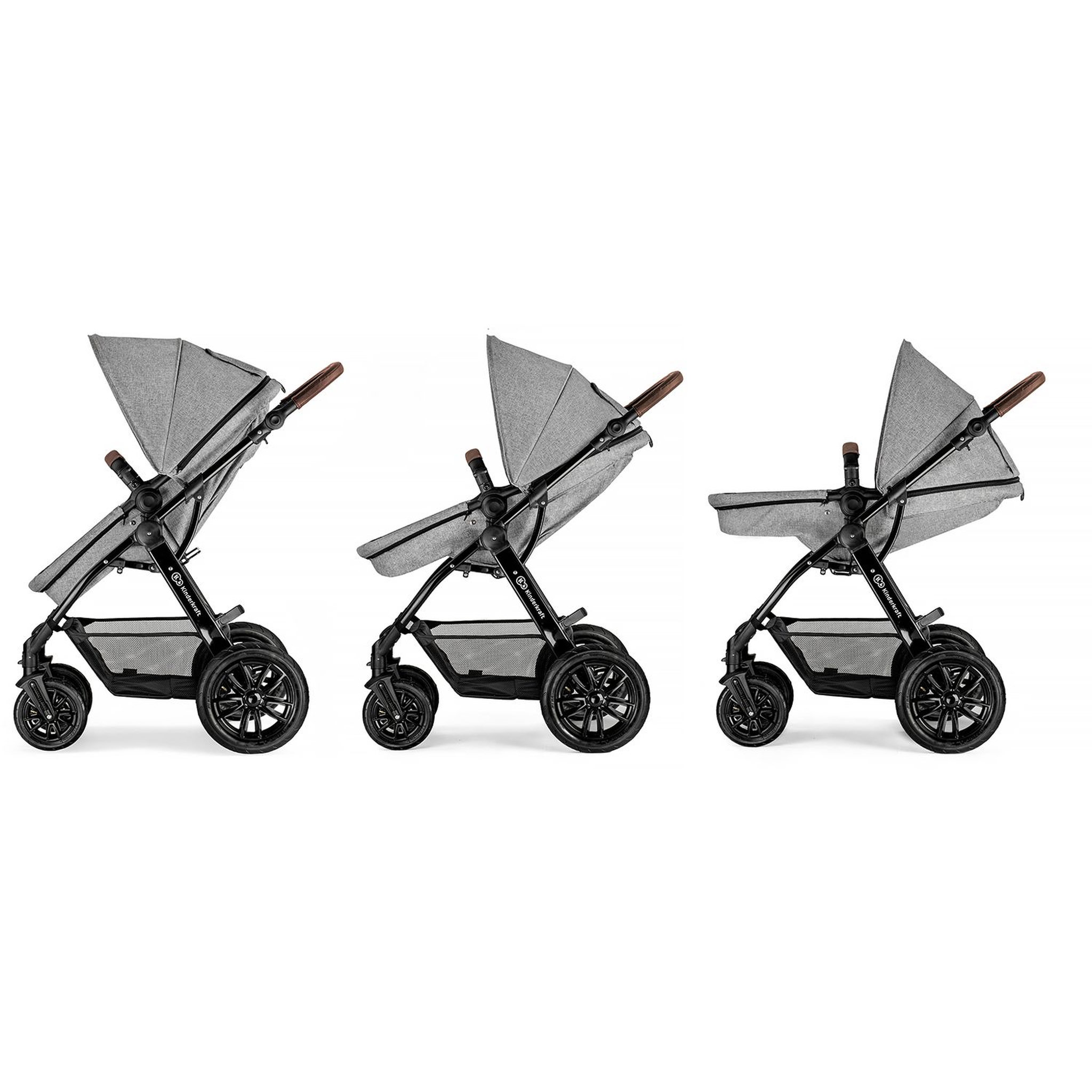 Voir la diapositive 4 : KINDERKRAFT Poussette combinée 3 en 1 - MOOV