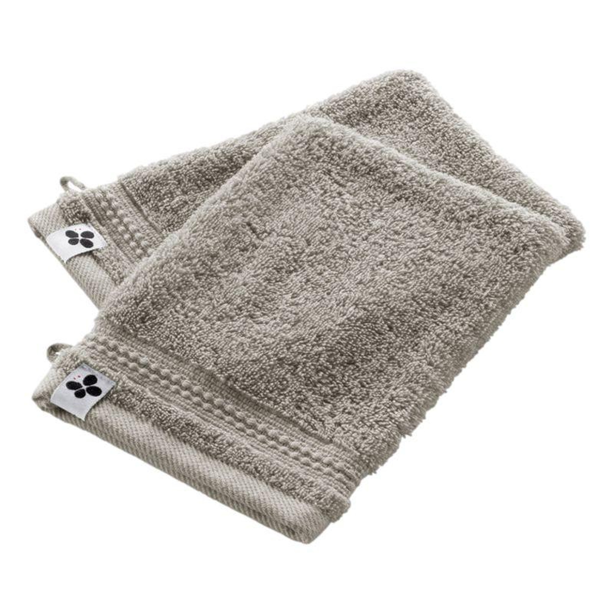 L EFFET PAPILLON Lot de 2 gants de toilette  Garance  15 x 21 cm / 100% Coton Bio / 600 gr/m² l'Effet Papillon -  - Lot de 2 Gants de toilette 15 x 21 cm. Coloris disponibles : Bleu, Blanc, Rose, Rouge, Vert, Orange, Gris
