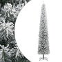 Voir la diapositive 1 : VIDAXL Sapin de Noël mince avec support et flocon de neige 300 cm PVC