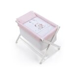 INTERBABY Berceau en Croix-Oso -Rose