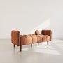 Voir la diapositive 3 : BEST MOBILIER Adam - canapé convertible clic-clac 2 places en tissu texturé