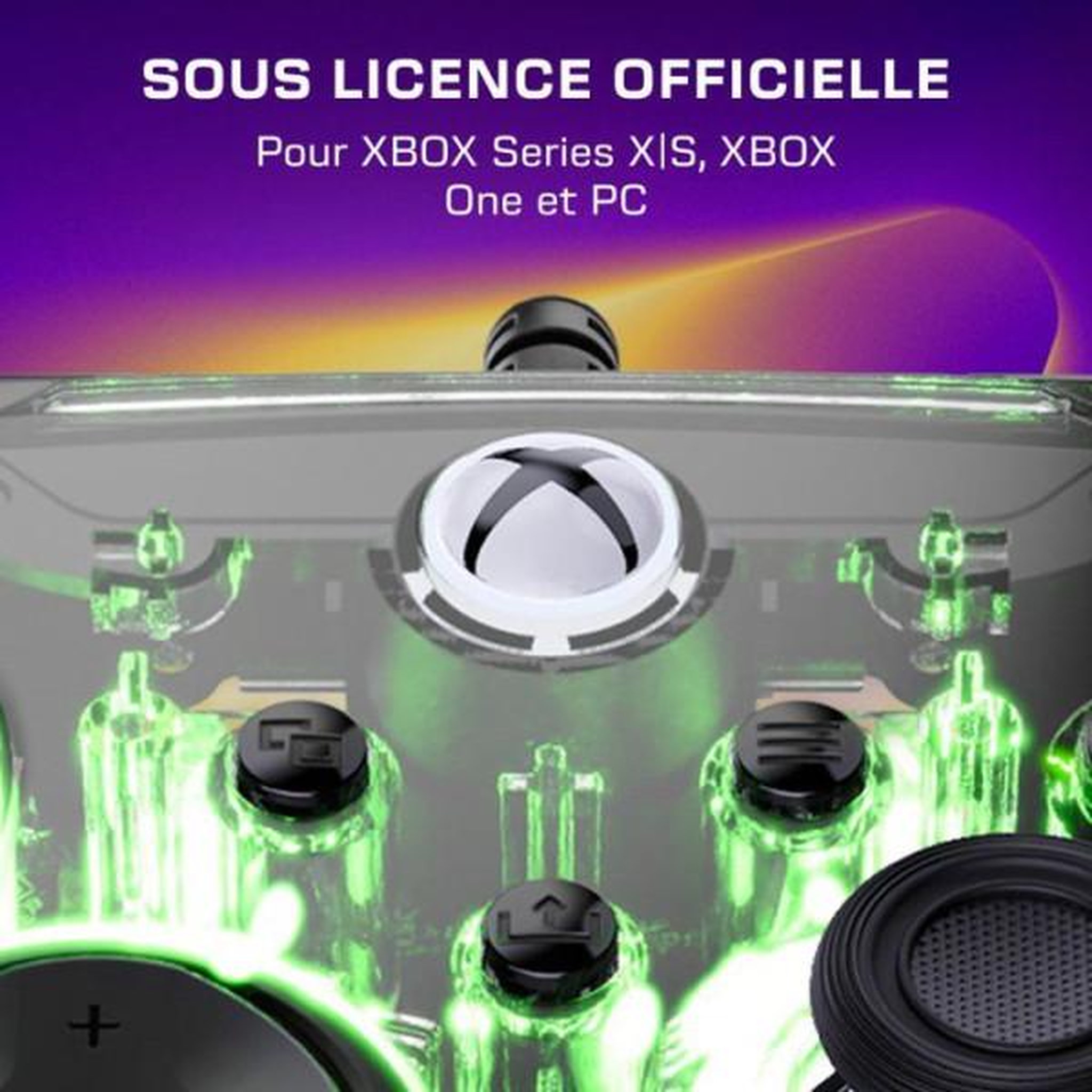 Voir la diapositive 5 : Turtle Beach Manette de jeu - Xbox - Afterglow - Filaire - Transparente - Compatible PC