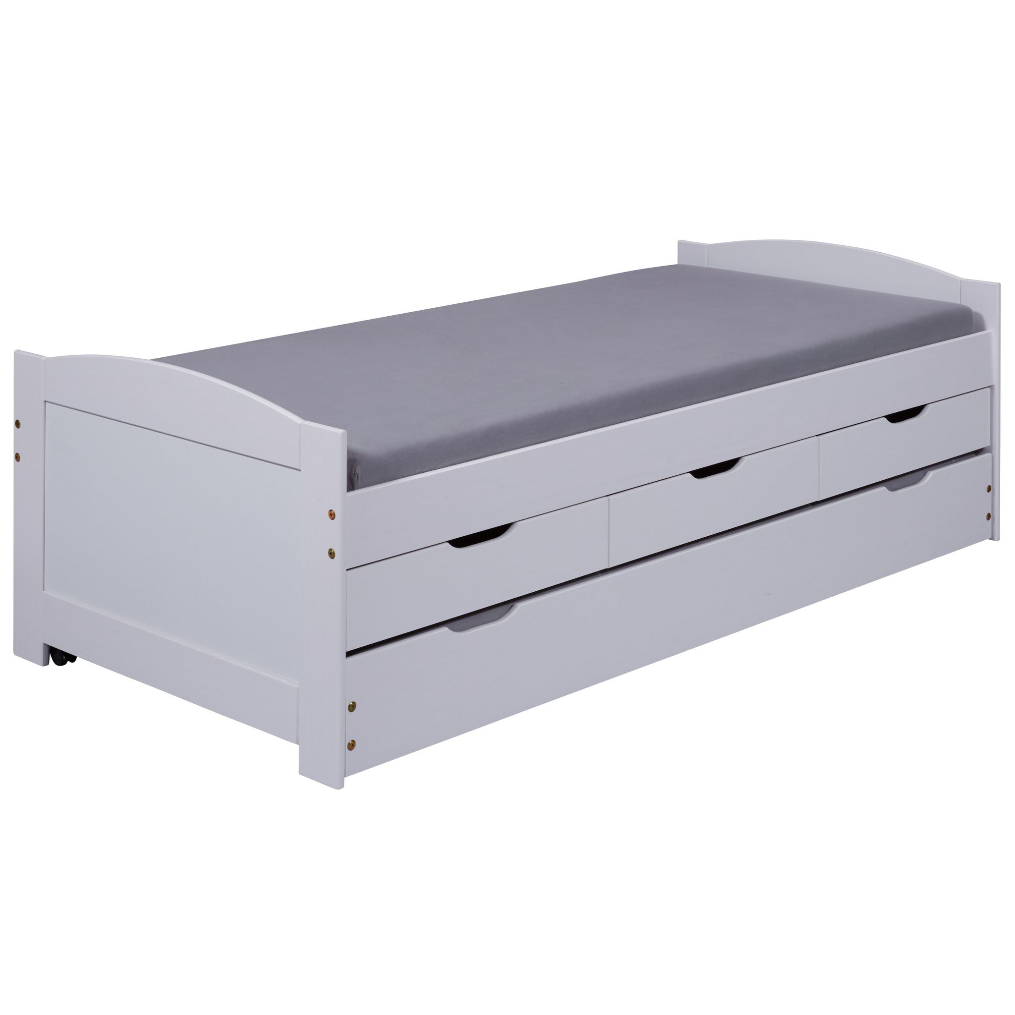 Lit gigogne 2 couchages 90x200 cm + 3 tiroirs ULLI