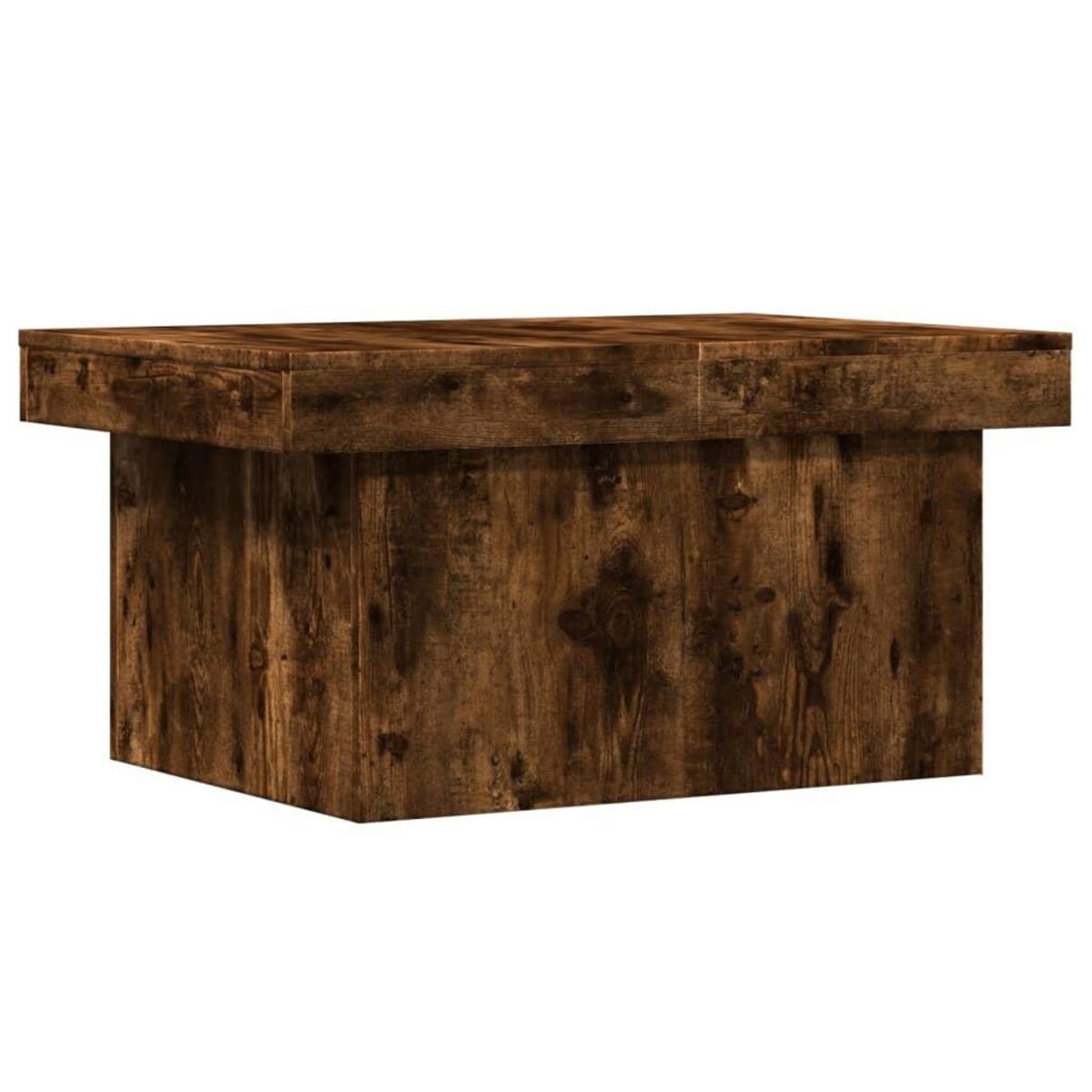 VIDAXL Table basse chene fume 80x55x40 cm bois d'ingenierie