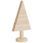 Voir la diapositive 3 : VIDAXL Arbres de Noël en bois pour decoration 2 pcs 30 cm pin massif