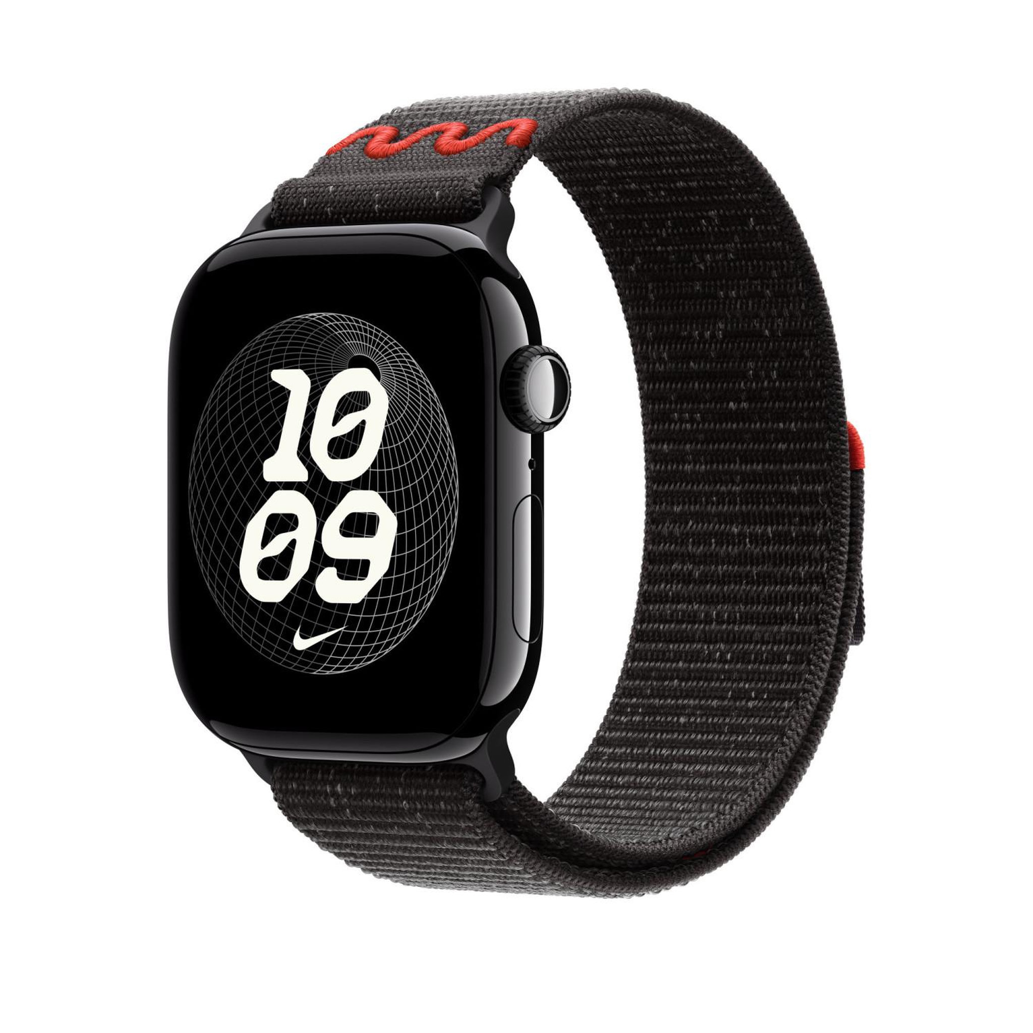 Voir la diapositive 3 : APPLE Apple nike sport loop bande noir nylon, polyester recyclé, spandex