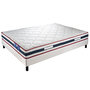 Voir la diapositive 1 : BELLE LITERIE BENOIST Ensemble matelas ressorts ensachés et sommier tapissier 160x200cm CONCORDE/ELOISE