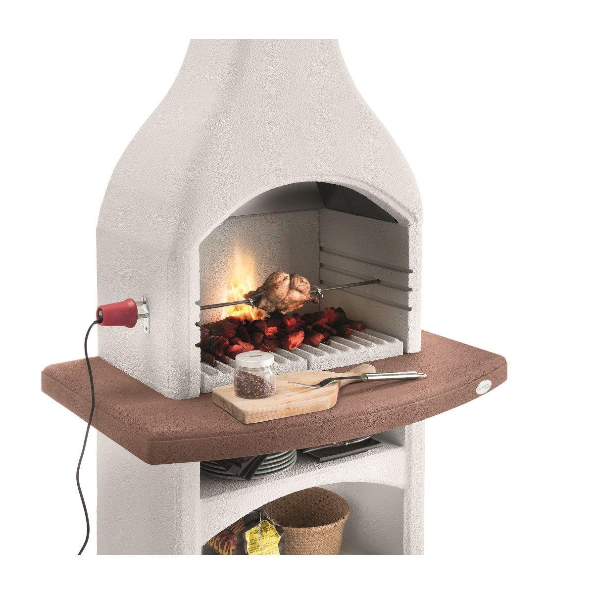 PALAZZETTI Tournebroche électrique - 76cm