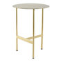 Voir la diapositive 1 : Paris Prix Table d'Appoint Ronde Design  Pema  54cm Or