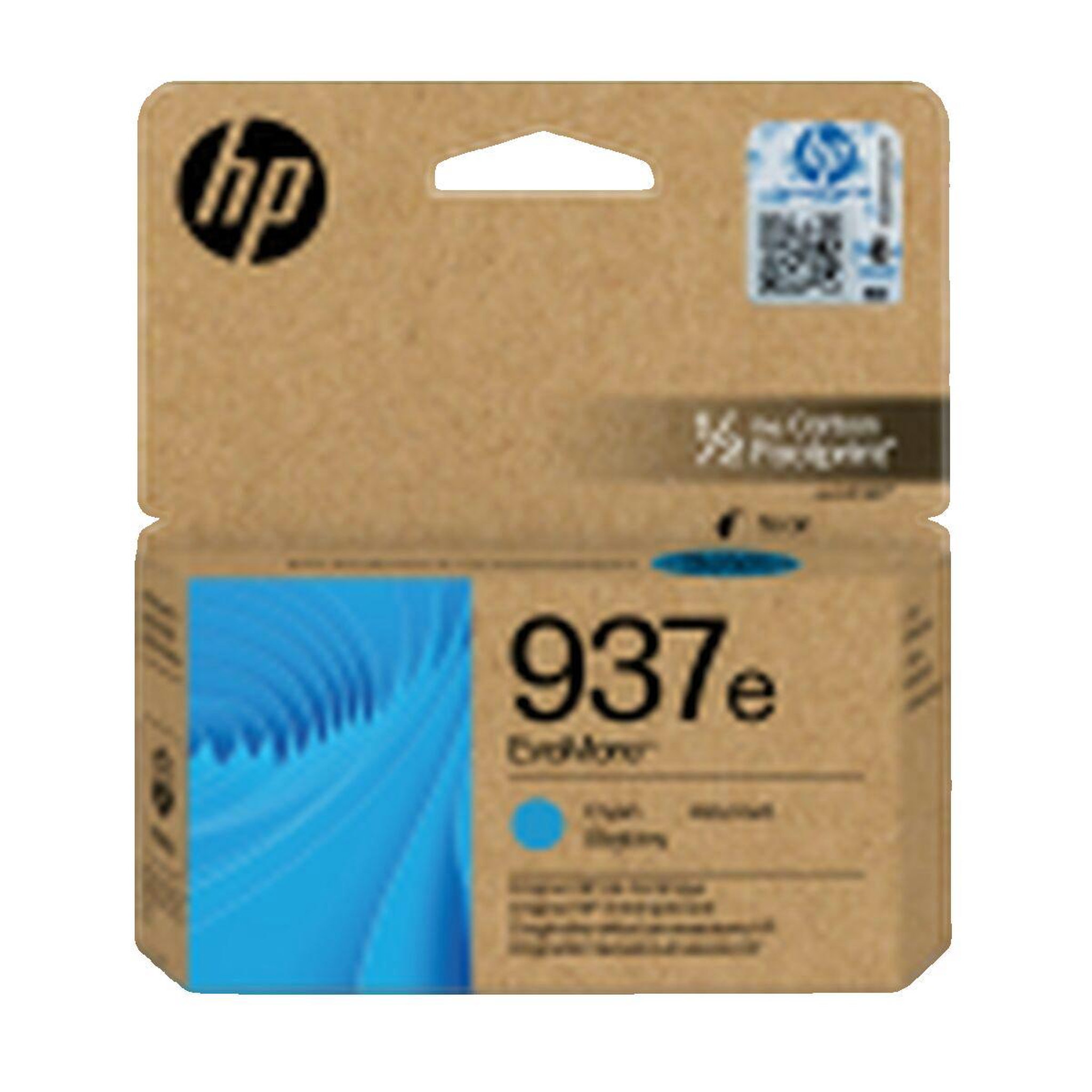 Voir la diapositive 2 : HP Cartouche d'encre HP 937e EvoMore cyan