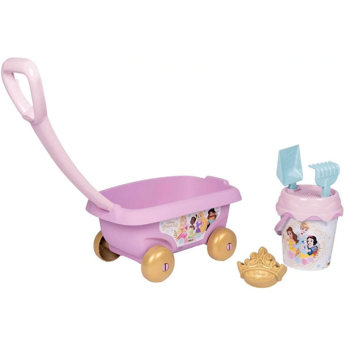 SMOBY Chariot De Plage Garni : Princesses Disney