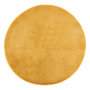 Voir la diapositive 1 : ATMOSPHERA Tapis Rond Imitation Fourrure  Doucea  80cm Ocre