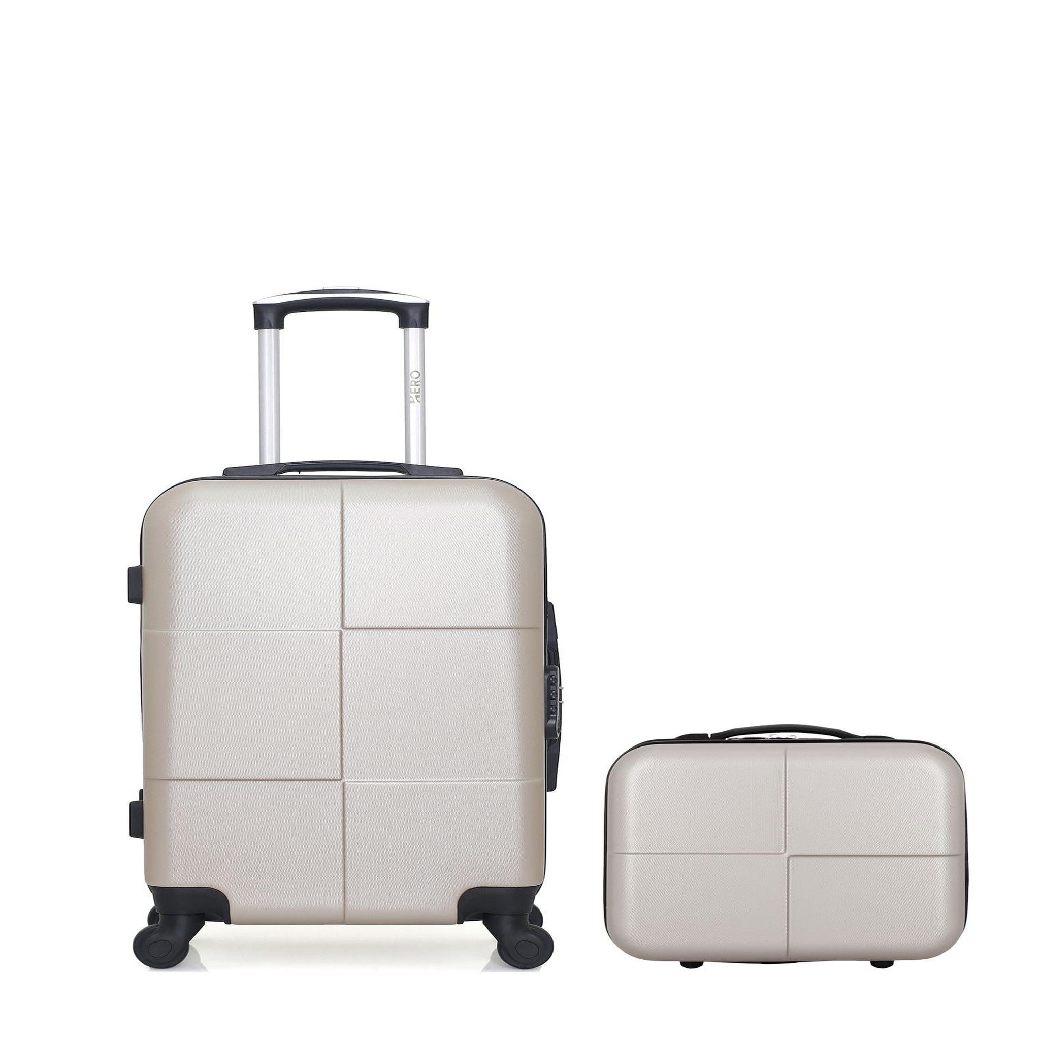 HERO Lot de 2 Valises Rigides Cabine et Vanity CORONADO