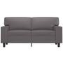 Voir la diapositive 3 : VIDAXL Canape a 2 places Gris 120 cm Similicuir
