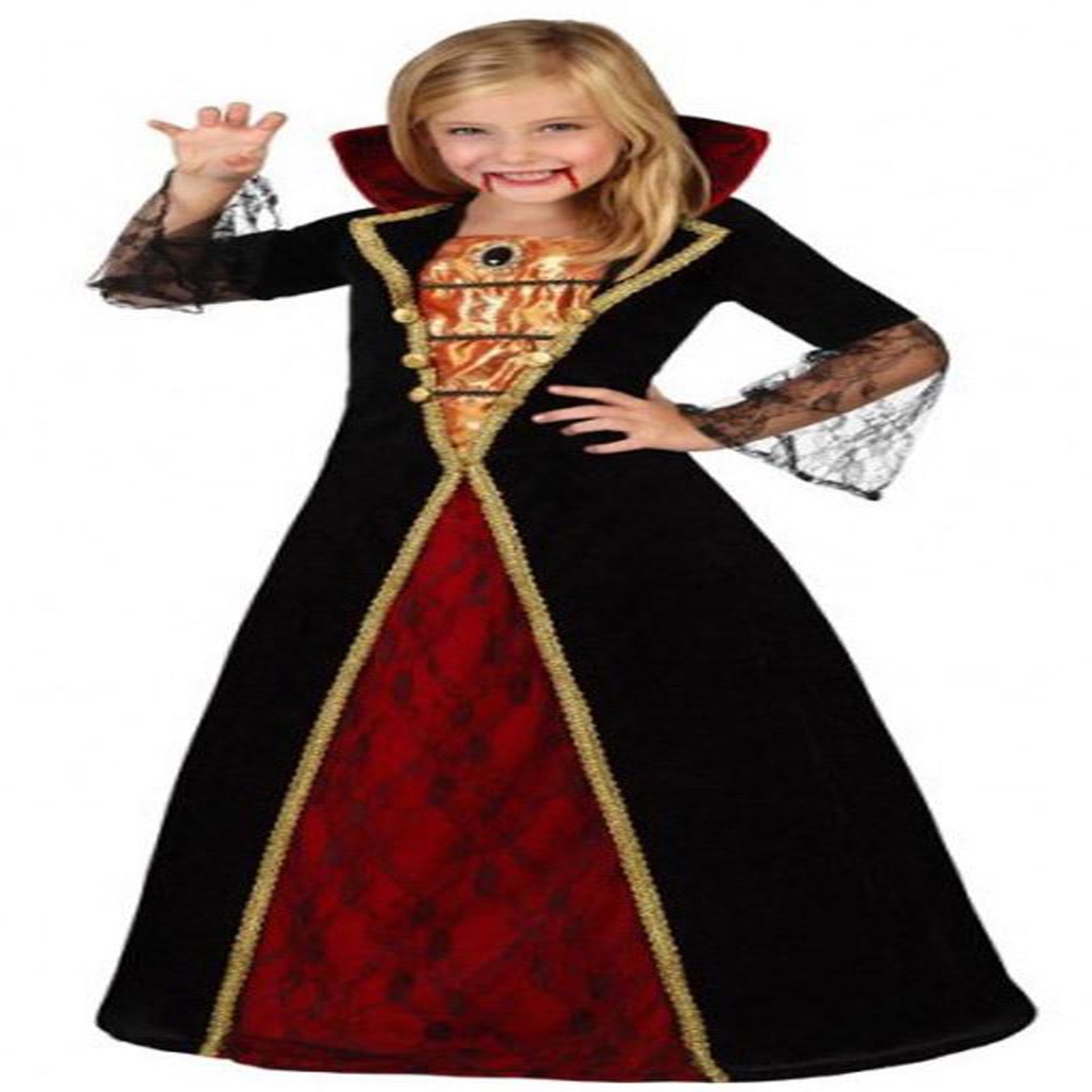 ATOSA Déguisement de Vampiresse - Enfant - 7/9 ans (122 à 134 cm)