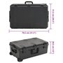Voir la diapositive 6 : VIDAXL Valise de vol portable Noir 79,5x51,5x30,5 cm PP