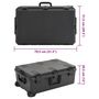 Voir la diapositive 6 : VIDAXL Valise de vol portable Noir 79,5x51,5x30,5 cm PP