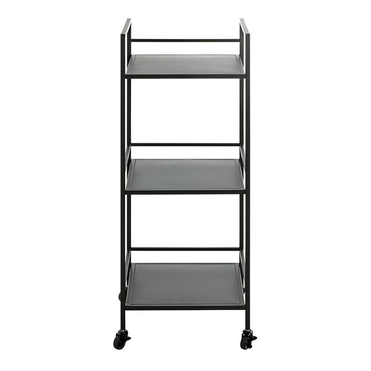Paris Prix Desserte Design 3 Niveaux  Annie  92cm Noir