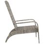 Voir la diapositive 4 : VIDAXL Chaise de jardin Adirondack Gris Resine tressee