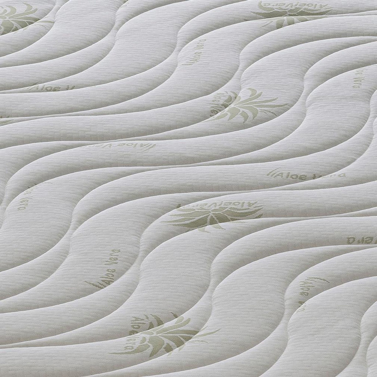 ILOVESLEEP Matelas Mousse ALOE - Epaisseur 25 Cm - Réversible - Côté Été/hiver