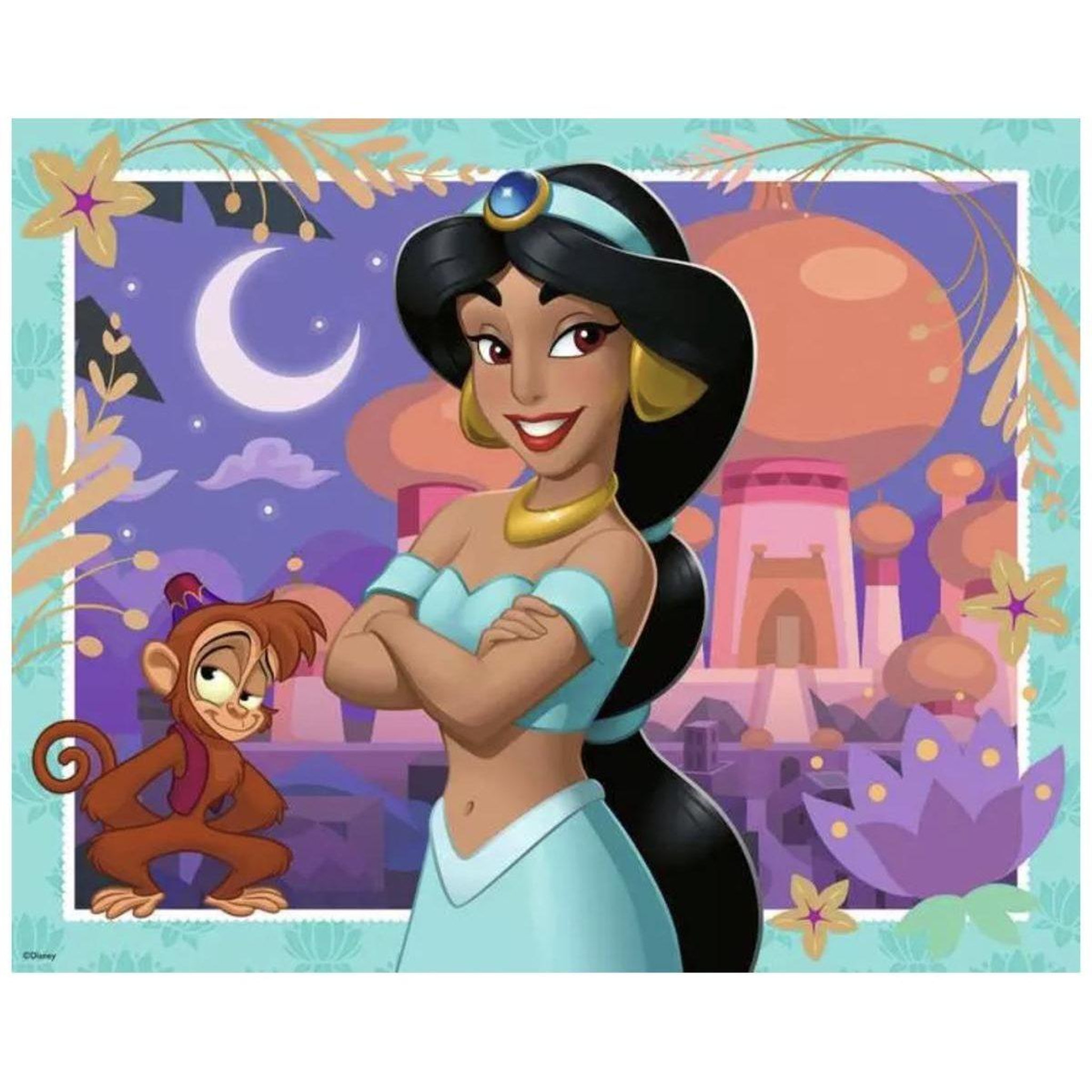 Voir la diapositive 2 : RAVENSBURGER Puzzles enfants 48 pieces - disney - princesse jasmine