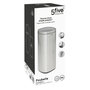 Voir la diapositive 4 : FIVE Poubelle de Cuisine Ouverture Pression  Inox  50L Argent