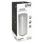 Voir la diapositive 4 : FIVE Poubelle de Cuisine Ouverture Pression  Inox  50L Argent