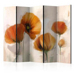 Paris Prix Paravent 5 Volets  Poppies Vintage  172x225cm