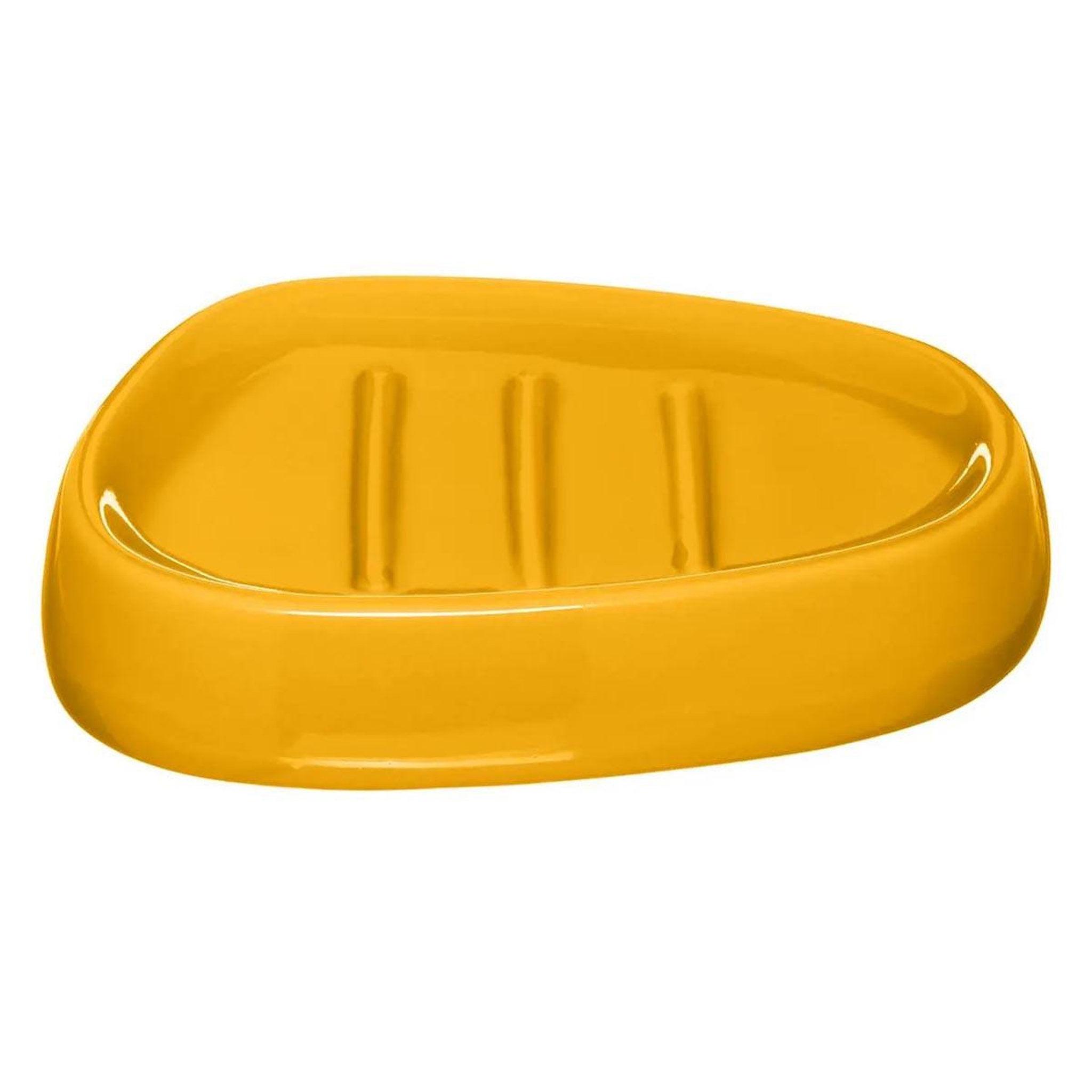 FIVE Porte savon  galet  12cm jaune
