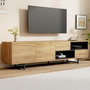 Voir la diapositive 4 : MERAX Meuble tv naturel 173 cm panneau de particules