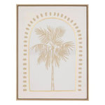 ATMOSPHERA Toile Déco 3D Palmier  Meryl  45x60cm Blanc