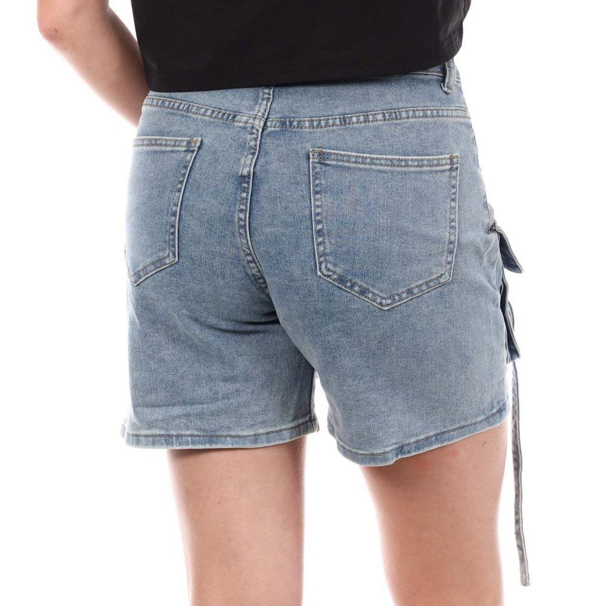 MONDAY PREMIUM Short Cargo Bleu Femme Monday Premium BUE
