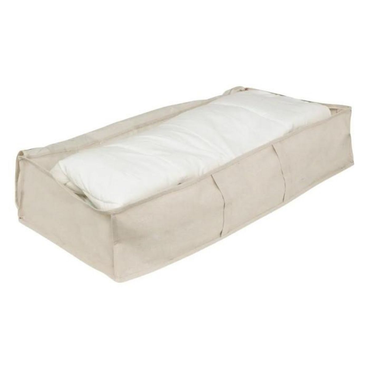 FIVE Housse de Rangement Dessous de Lit  Dressy  100cm Beige