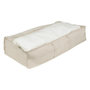 Voir la diapositive 2 : FIVE Housse de Rangement Dessous de Lit  Dressy  100cm Beige