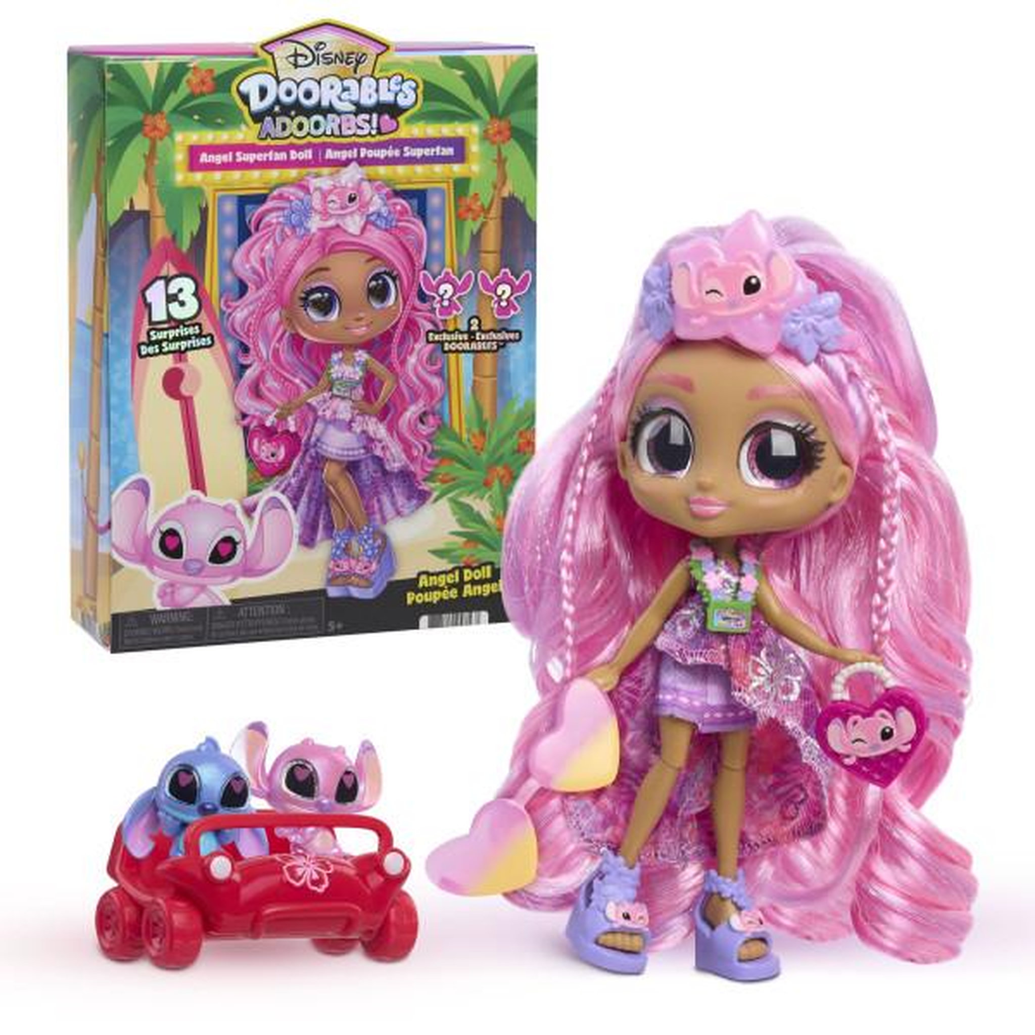 Voir la diapositive 3 : JUST PLAY Poupées Angele Adoorbs Disney Doorables, poupées a Collectionner, Jouets pour Enfants de 5 Ans et Plus