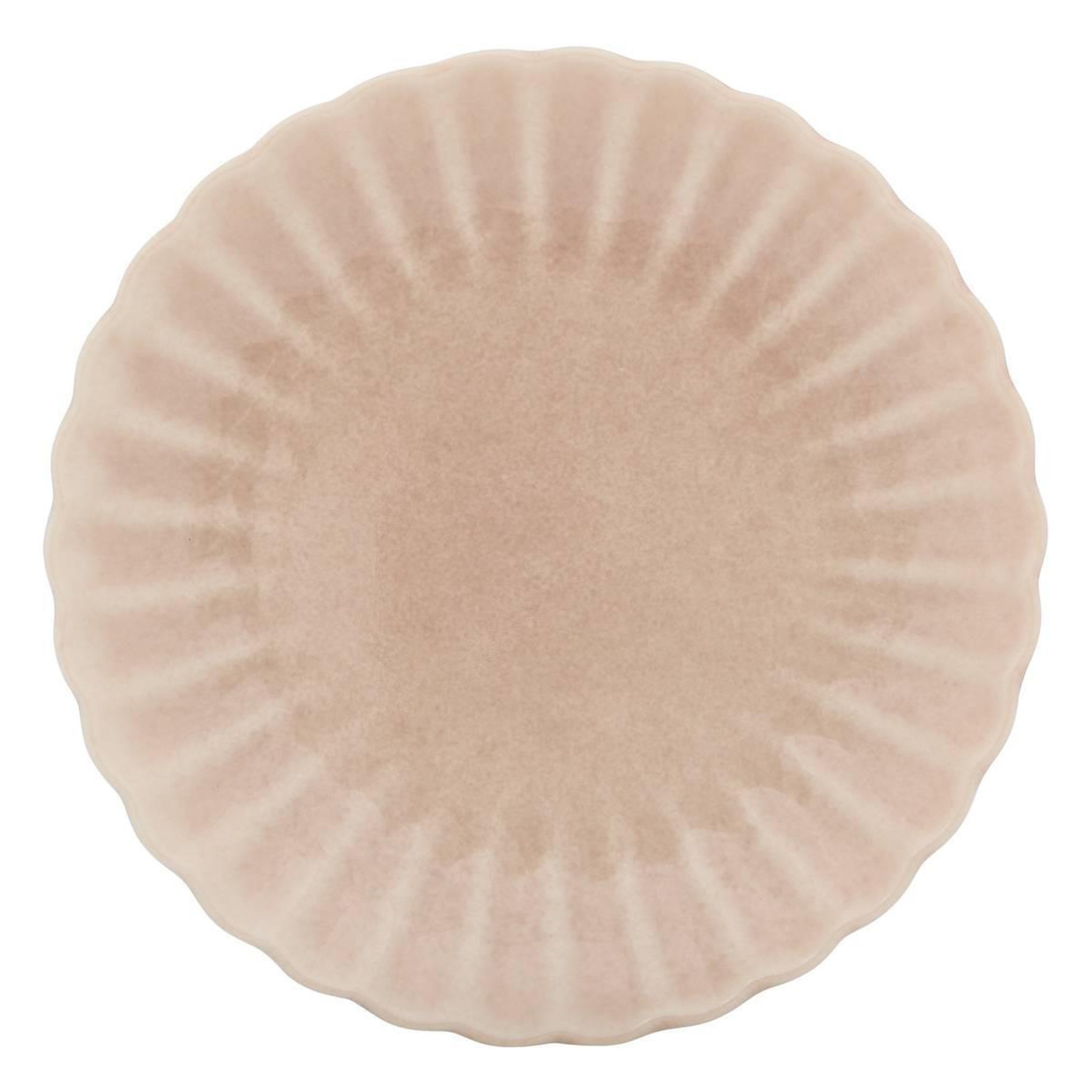 SECRET DE GOURMET Lot de 6 assiettes à dessert  romy  21cm rose