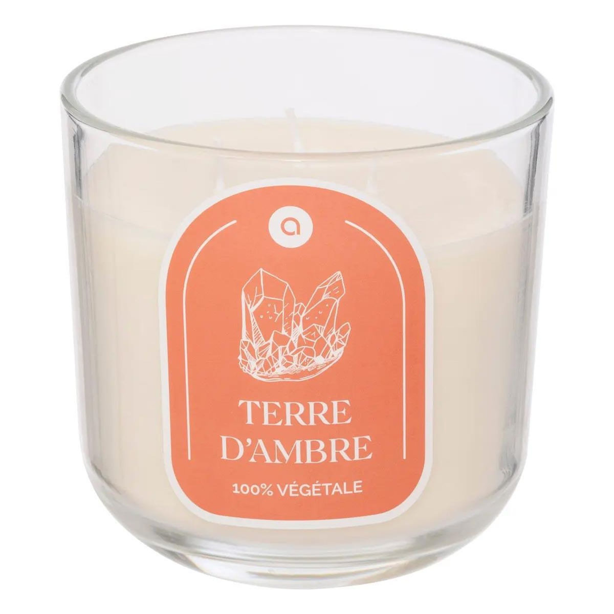 ATMOSPHERA Bougie Parfumée en Verre  Floa  610g Ambre