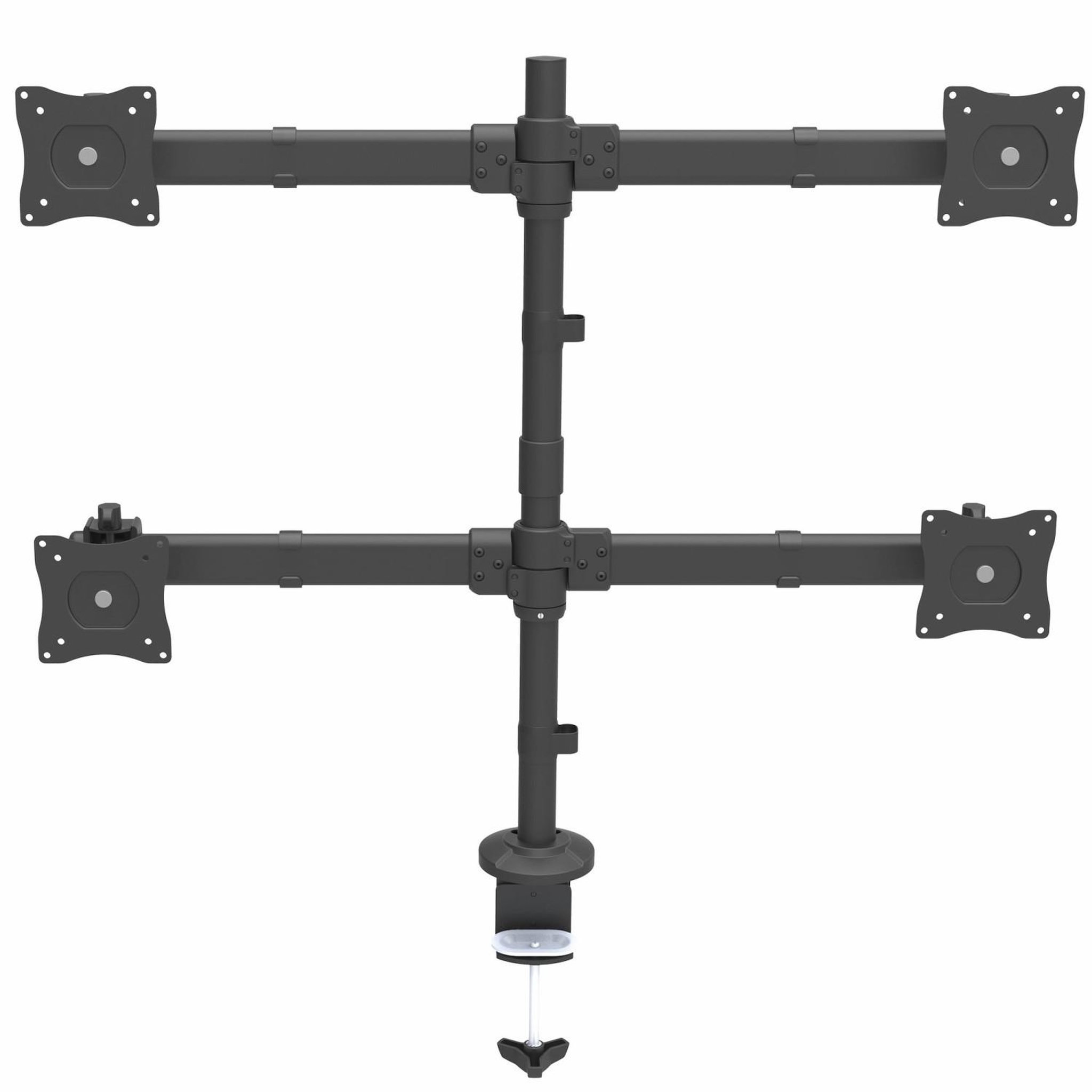 Voir la diapositive 3 : Startech Startech.com armquad support d'écran plat pour bureau 68,6 cm (27 ) noir