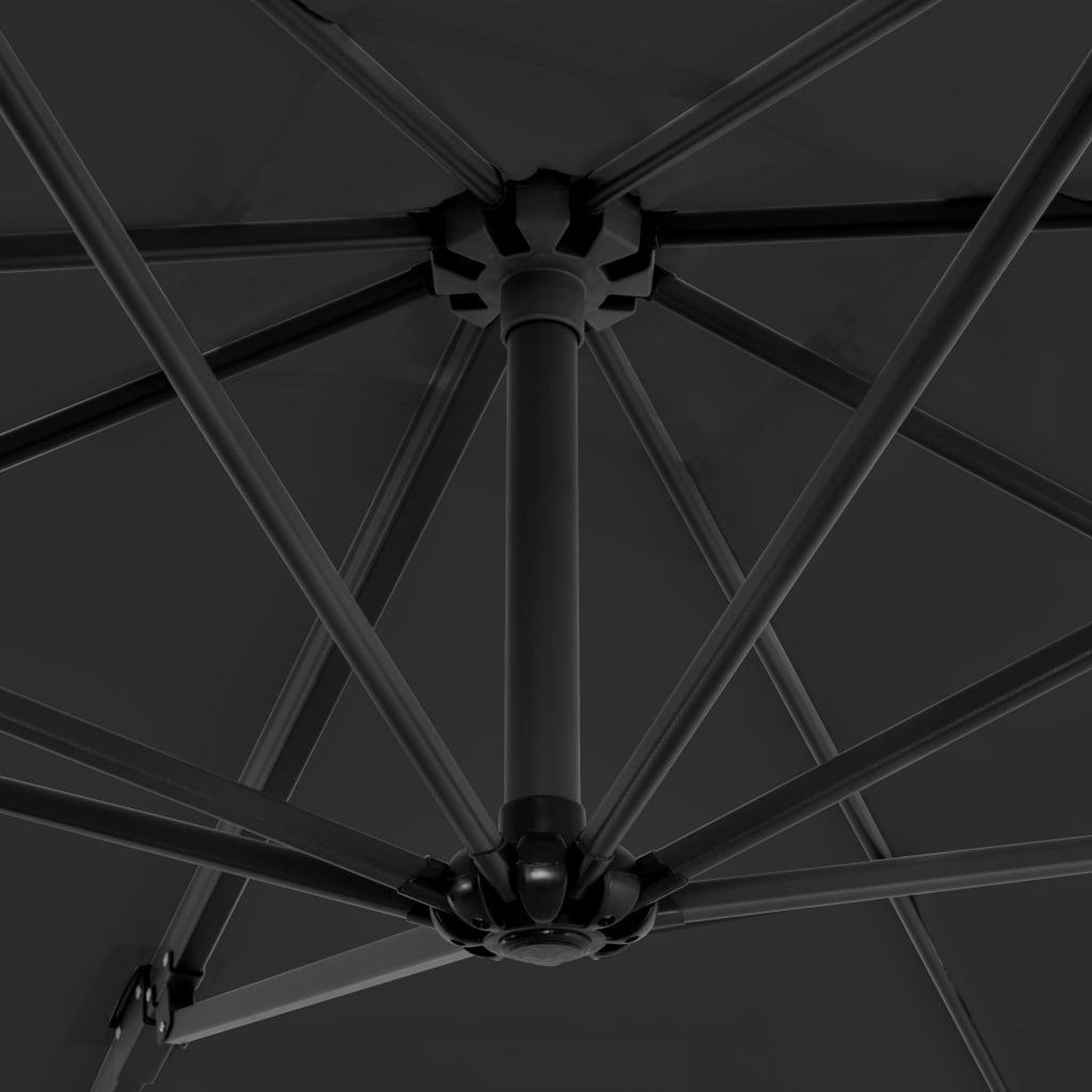 Voir la diapositive 5 : VIDAXL Parasol de jardin avec base portable anthracite