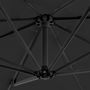 Voir la diapositive 5 : VIDAXL Parasol de jardin avec base portable anthracite