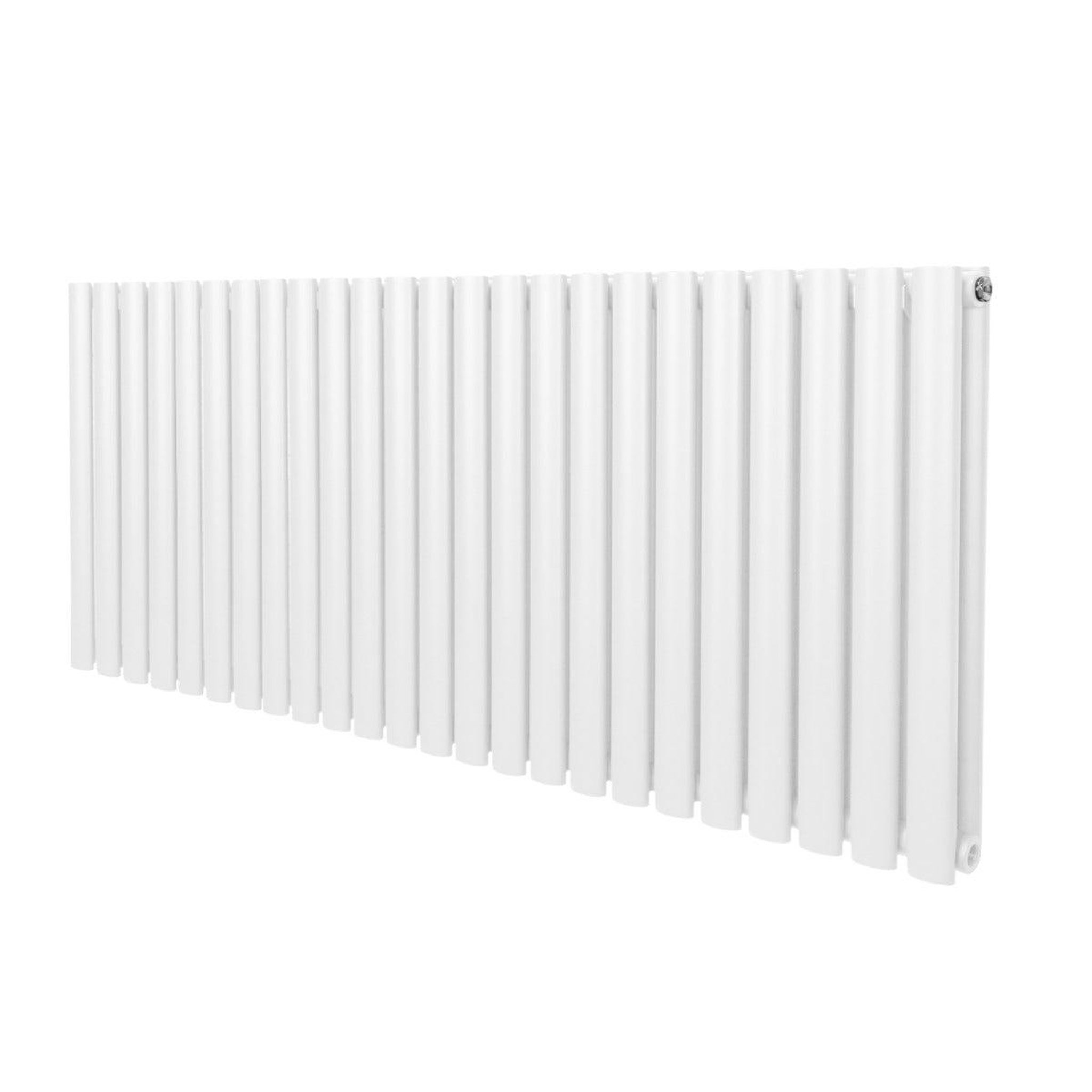 MONSTERSHOP Radiateur à colonnes ovales, 2 panneaux - 600 x 1440 mm. Coloris disponibles : Noir, Blanc, Gris