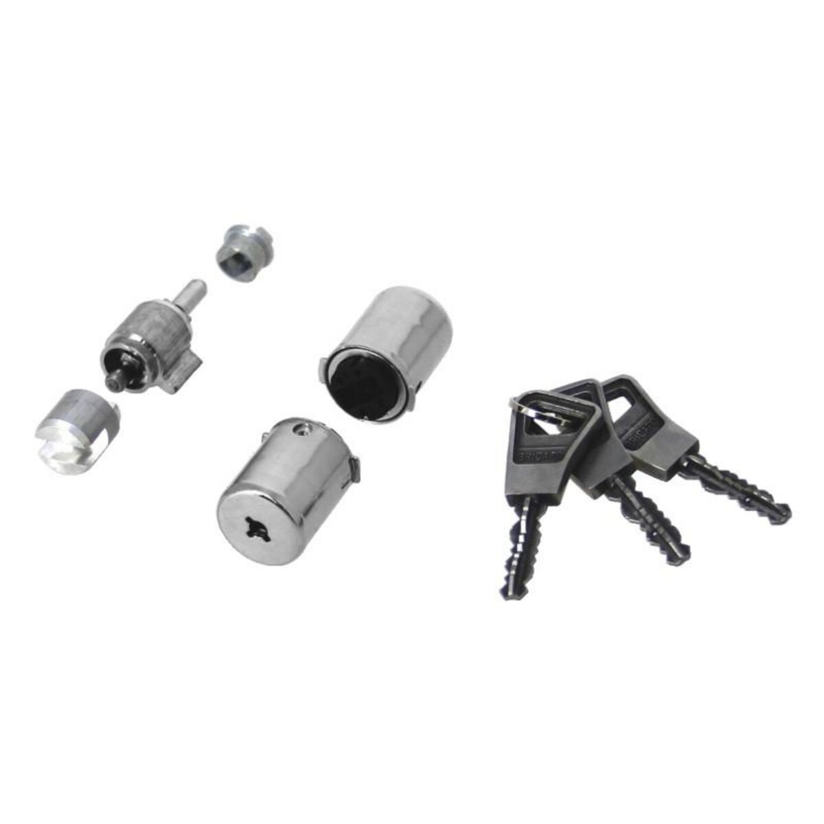 BRICARD Jeu de cylindre SUPERSURETE cuirassé sans bille BRICARD 1812000