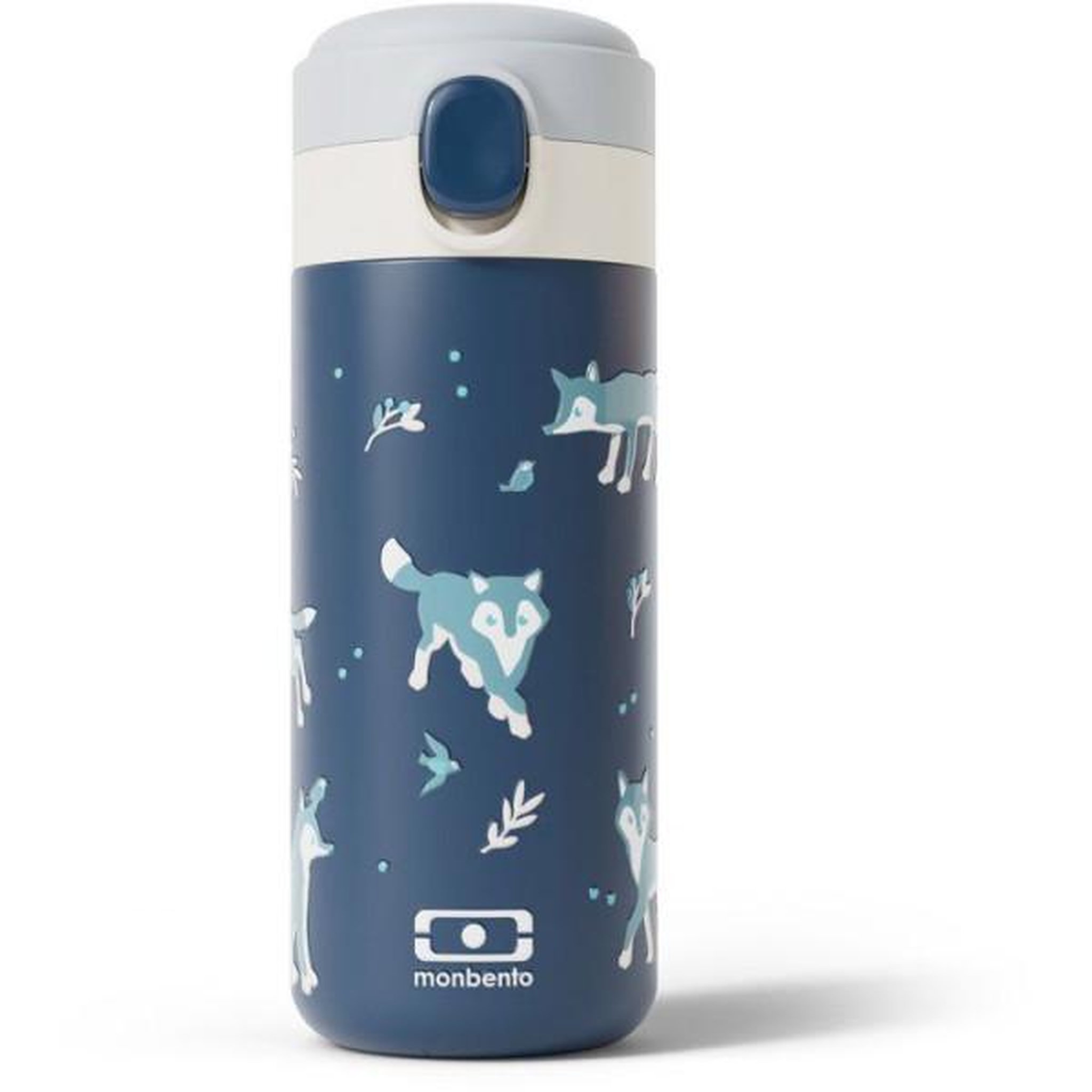 monbento Gourde isotherme a bec verseur - MONBENTO - Enfants - Bouchon ouverture rapide - Pop Wolf
