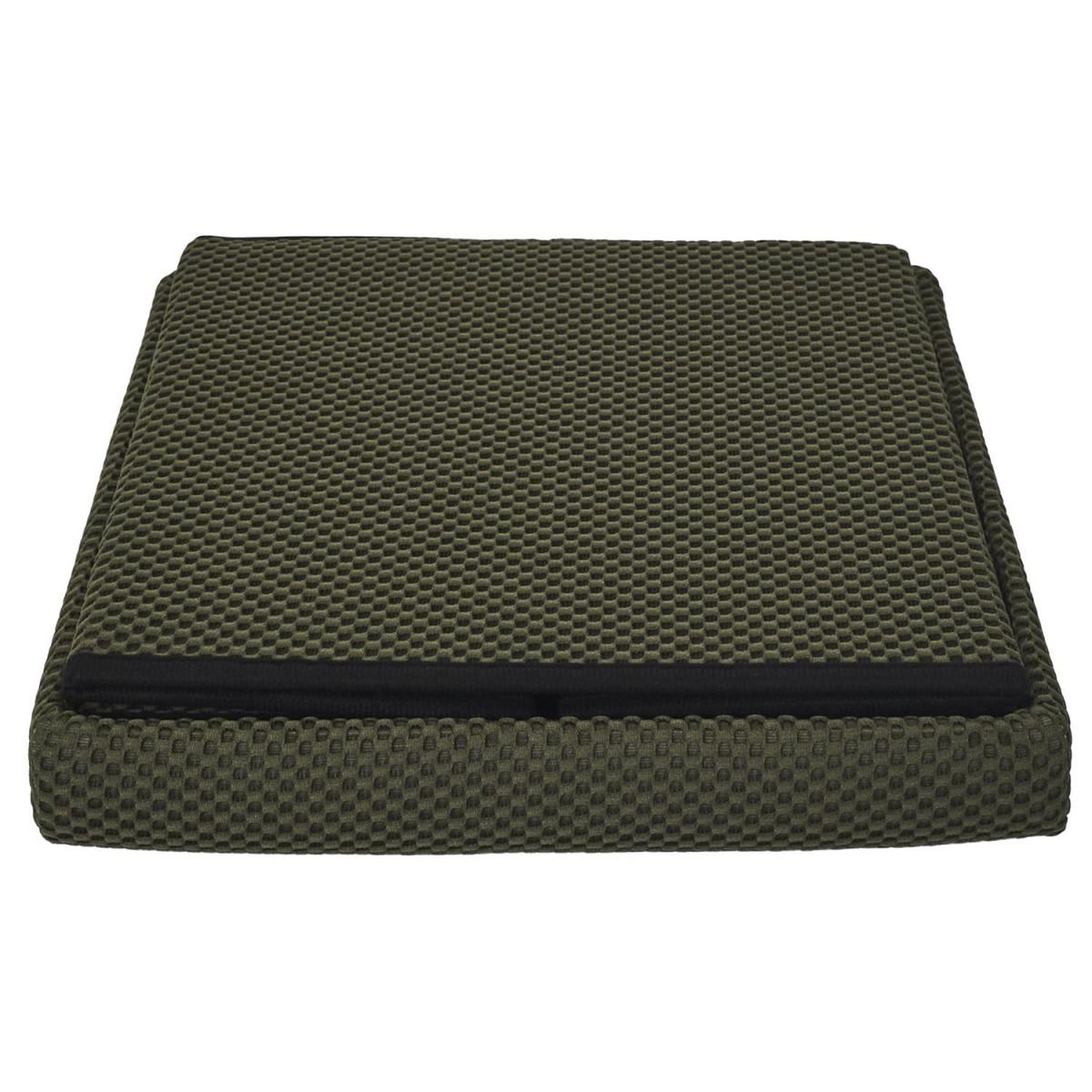 Voir la diapositive 4 : The Home Deco Factory Pouf coffre pliable  atome  38cm kaki