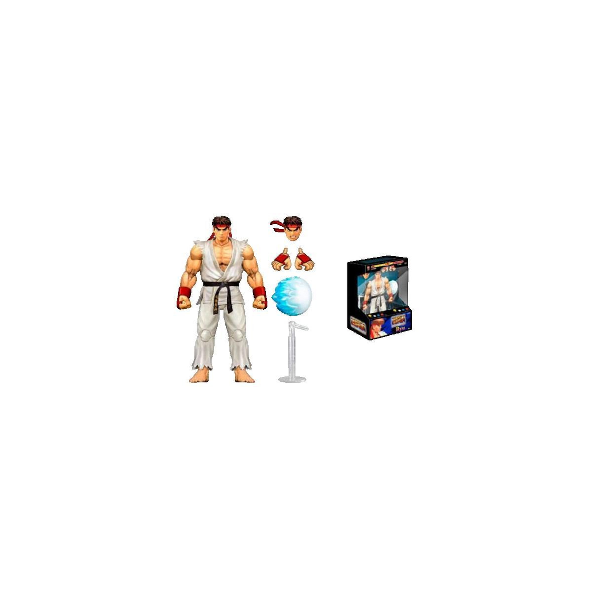 JACQUELINE RIU Figurine articulée Jacqueline-Riu Ryu - Street Fighter II blanc