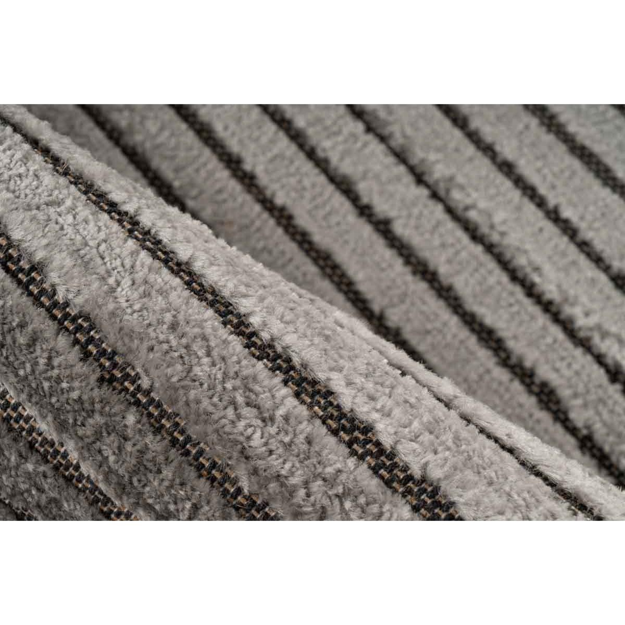 Voir la diapositive 3 : Paris Prix Tapis Tissé à Poils Courts Vintage  Madita  Gris