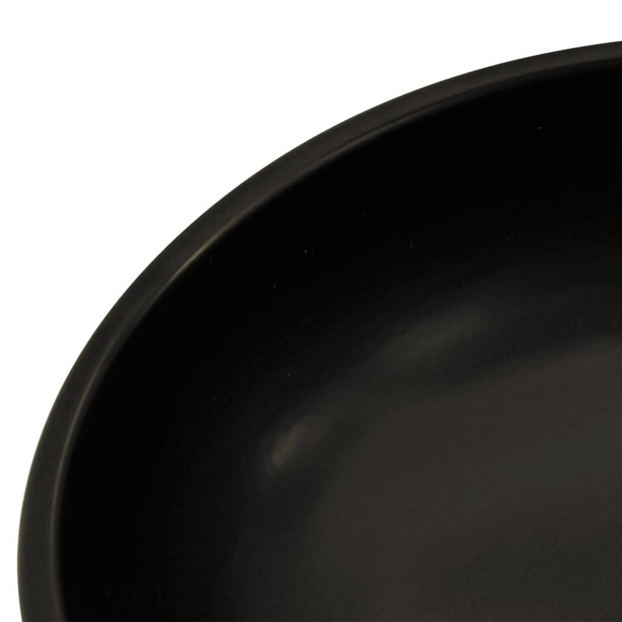 Voir la diapositive 5 : VIDAXL Vasque a poser noir et bleu rond Φ41x14 cm ceramique