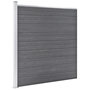Voir la diapositive 2 : VIDAXL Cloture de jardin WPC 699x186 cm Gris