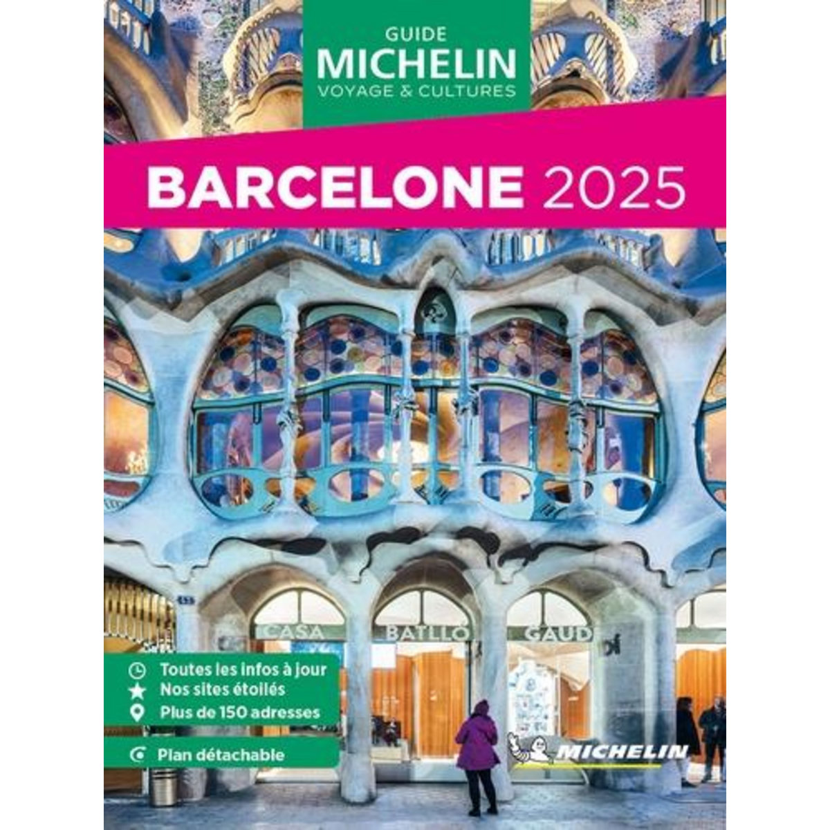 BARCELONE. EDITION 2025. AVEC 1 PLAN DETACHABLE, Michelin